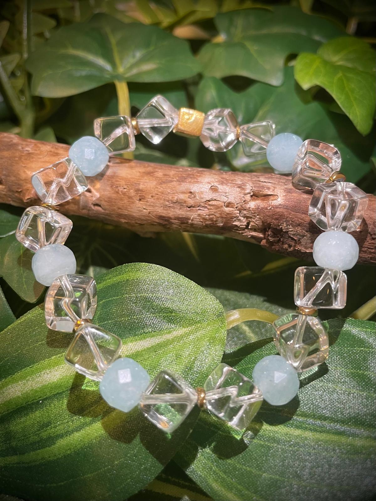 Aigue Marine & Cristal de Roche